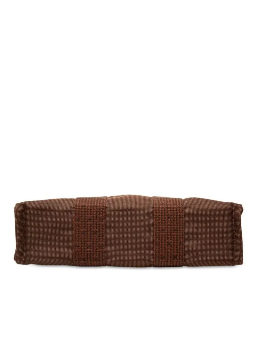 Hermes Her Line PM Tote Brown Canvas